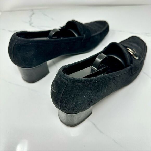 Stuart Weizman Suede Loafers- Size 10 - Picture 6 of 14